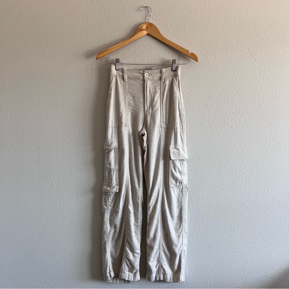 Hollister Beige Cargo Pants